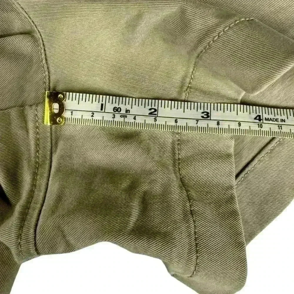J Crew Women's 4" stretch chino khaki short size 8 - Picture 7 of 10